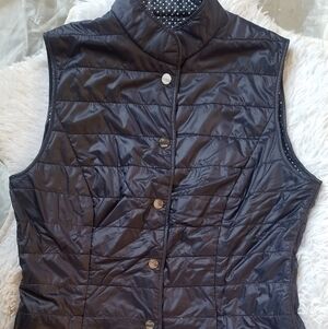 Yourself Polka-Dot Reversible Accent Vest